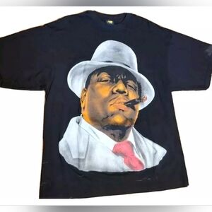 Soul Lot LL NOTORIOUS BIG Biggie T Shirt Mens 3XL XXXL Smoking Cigar Hip Hop VTG
